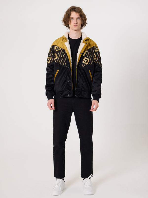 Inca Yellow & Black Vintage Jacket XL