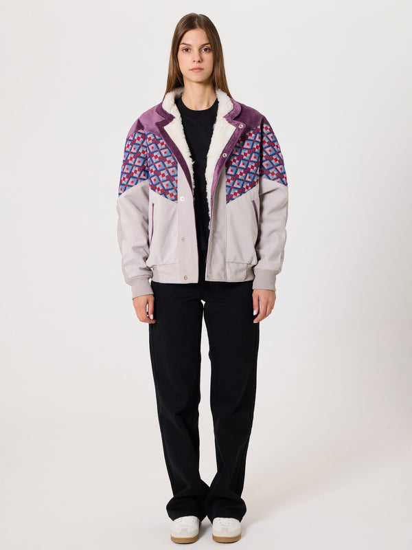 Inca Purple & Grey Vintage Jacket XS