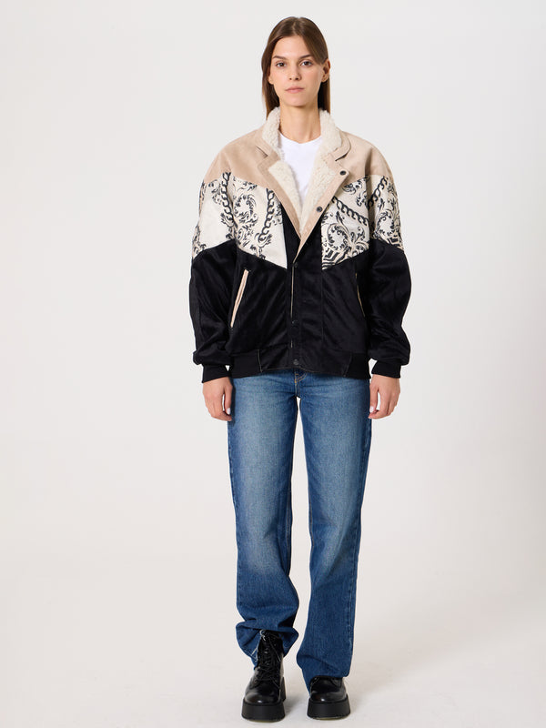 Inca Cream & Black Vintage Jacket M
