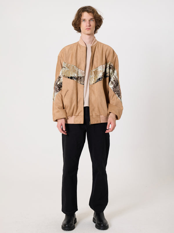 Bomber Cream Vintage Jacket XXXL