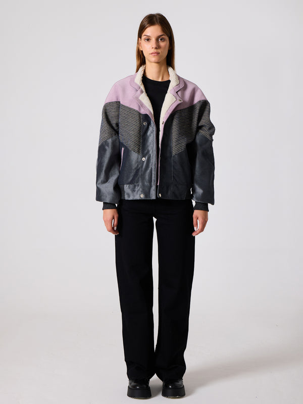 Inca Lilac & Anthracite Vintage Jacket M