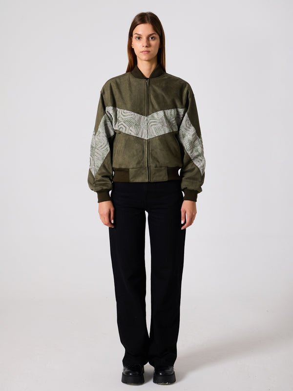 Bomber Green Vintage Jacket XS