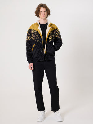 Inca Yellow & Black Vintage Jacket XL