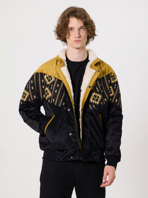 Inca Yellow & Black Vintage Jacket XL