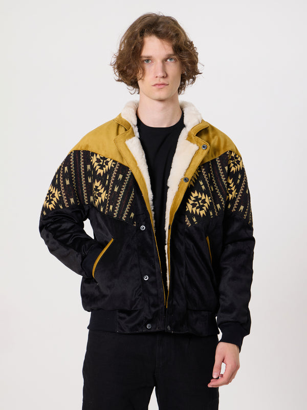 Inca Yellow & Black Vintage Jacket XL