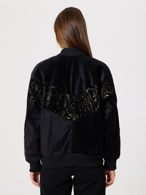 Bomber Black Vintage Jacket XXS