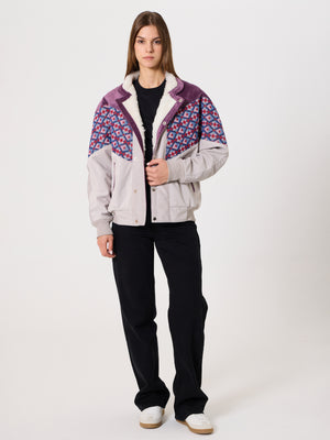 Inca Purple & Grey Vintage Jacket XS