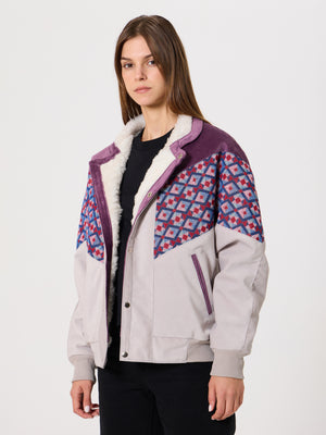 Inca Purple & Grey Vintage Jacket XS