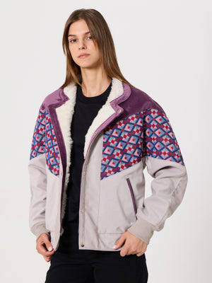 Inca Purple & Grey Vintage Jacket XS