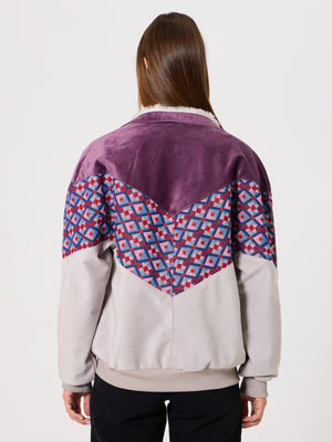 Inca Purple & Grey Vintage Jacket XS