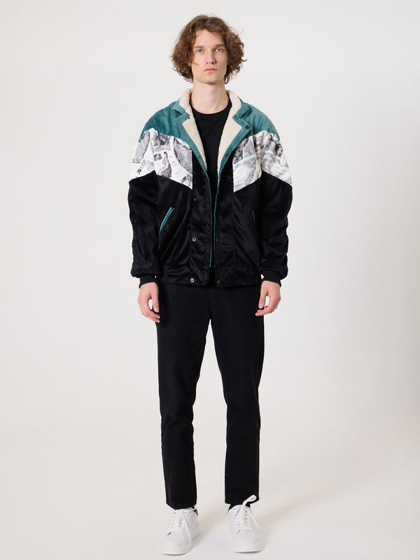 Inca Blue & Black Vintage Jacket XXL