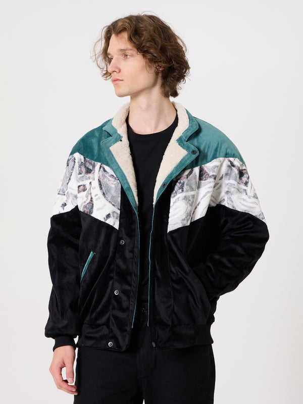 Inca Blue & Black Vintage Jacket XXL