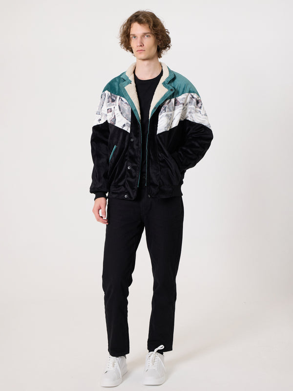Inca Blue & Black Vintage Jacket XXL