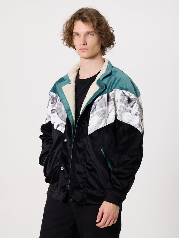 Inca Blue & Black Vintage Jacket XXL