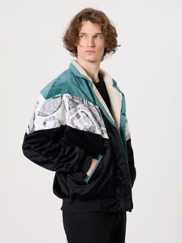 Inca Blue & Black Vintage Jacket XXL