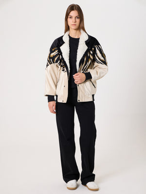 Inca Black & Cream Vintage Jacket S