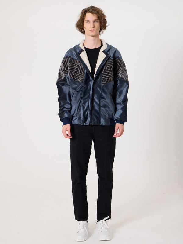 Inca Navy Blue Vintage Jacket XXL