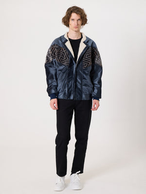 Inca Navy Blue Vintage Jacket XXL