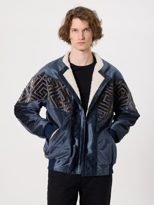 Inca Navy Blue Vintage Jacket XXL