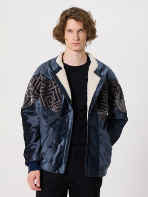 Inca Navy Blue Vintage Jacket XXL