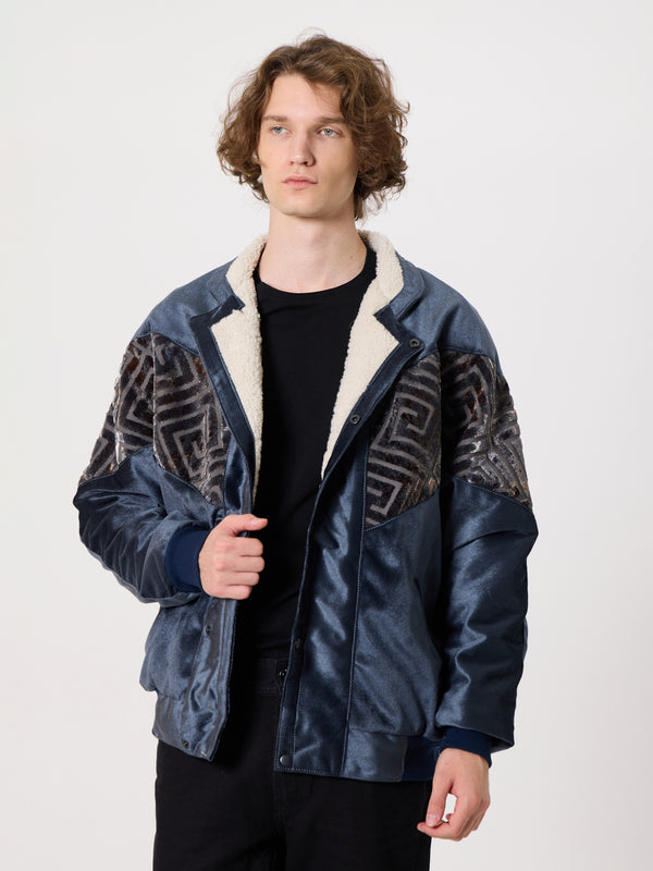 Inca Navy Blue Vintage Jacket XXL