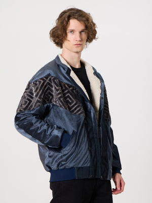 Inca Navy Blue Vintage Jacket XXL