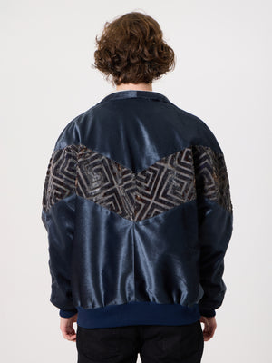 Inca Navy Blue Vintage Jacket XXL