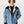 Inca Black & Baby Blue Vintage Jacket XXXL