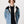 Inca Black & Baby Blue Vintage Jacket XXXL