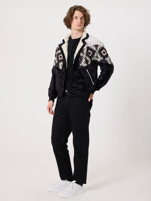 Inca White & Black Vintage Jacket L