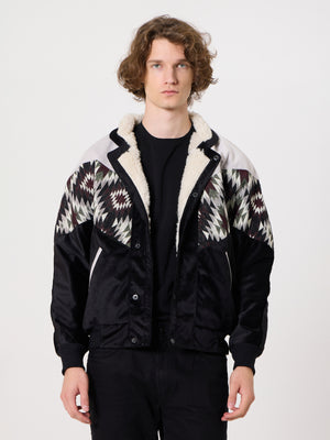 Inca White & Black Vintage Jacket L