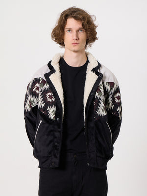 Inca White & Black Vintage Jacket L