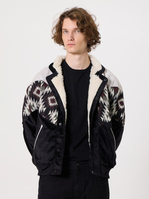 Inca White & Black Vintage Jacket L