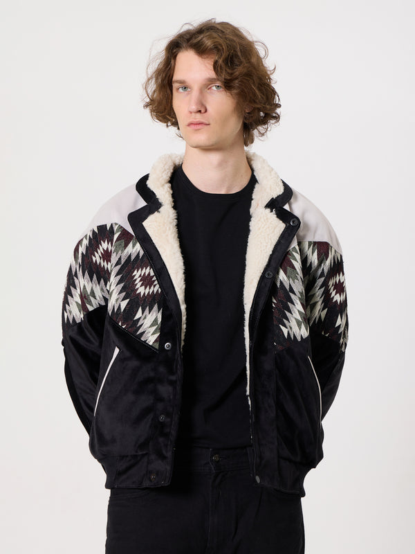 Inca White & Black Vintage Jacket L