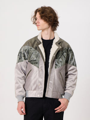 Inca Green & Cream Tan Vintage Jacket L