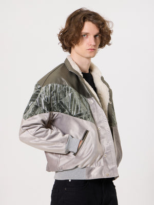 Inca Green & Cream Tan Vintage Jacket L