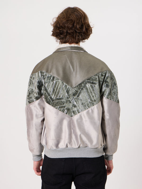Inca Green & Cream Tan Vintage Jacket L