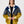 Inca Indigo Blue & Mustard Vintage Jacket S