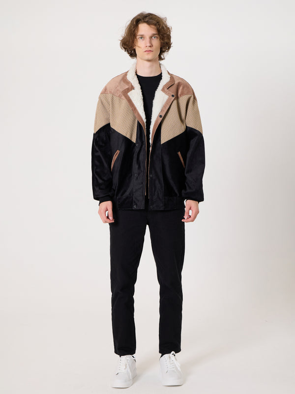 Inca Peach & Black Vintage Jacket XXXL