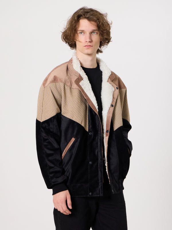 Inca Peach & Black Vintage Jacket XXXL