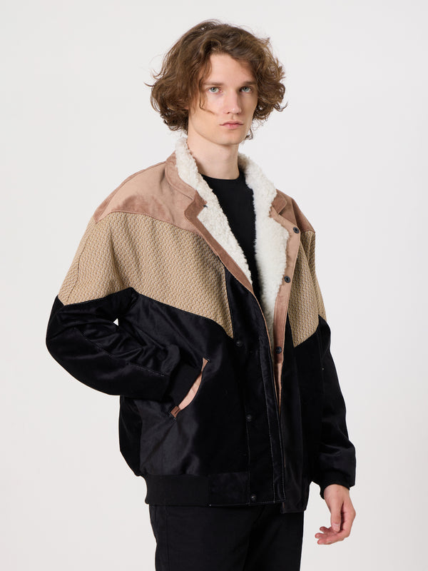 Inca Peach & Black Vintage Jacket XXXL