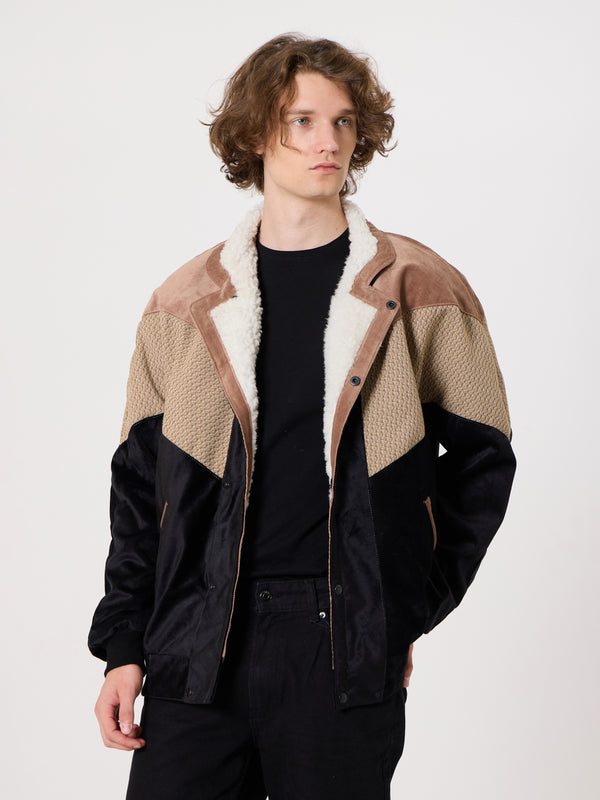 Inca Peach & Black Vintage Jacket XXXL