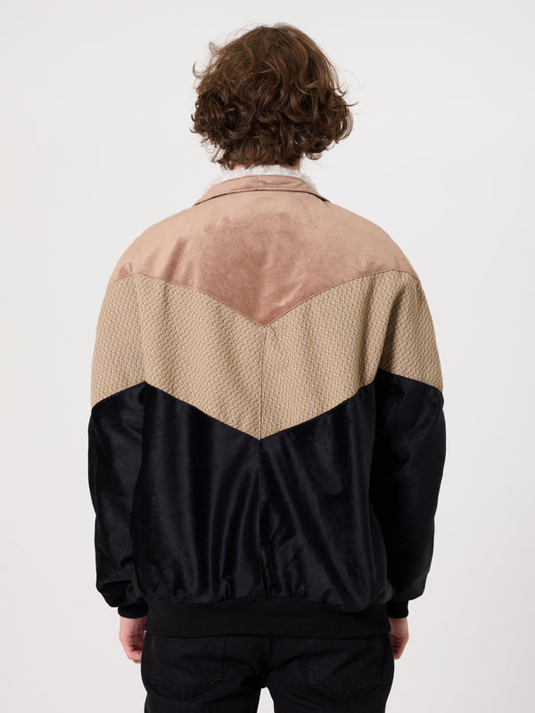 Inca Peach & Black Vintage Jacket XXXL