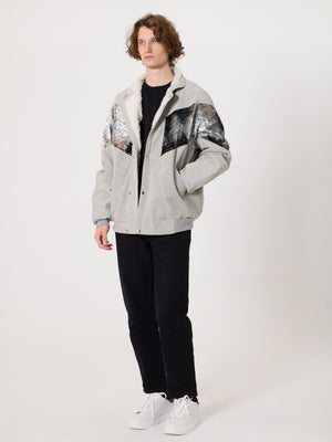 Inca Light Grey Vintage Jacket XXXL