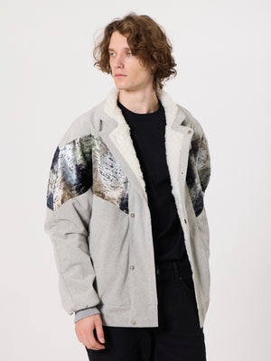 Inca Light Grey Vintage Jacket XXXL