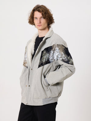 Inca Light Grey Vintage Jacket XXXL