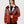 Inca Burgundy & Brick Orange Vintage Jacket XXS