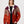 Inca Burgundy & Brick Orange Vintage Jacket XXS