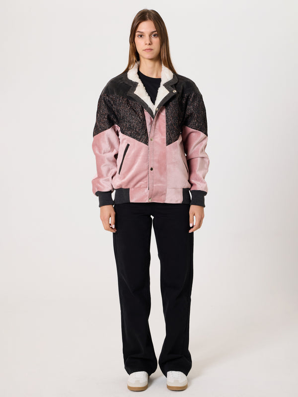 Inca Anthracite & Pink Vintage Jacket XS
