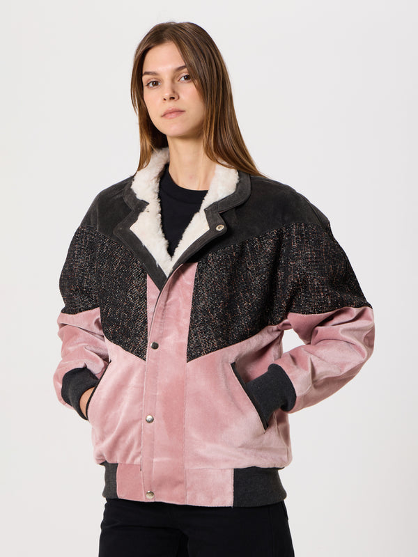 Inca Anthracite & Pink Vintage Jacket XS